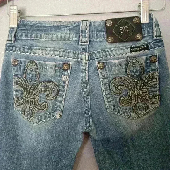 Miss Me Jeans Sequined Size 25 - Picture 10 of 16